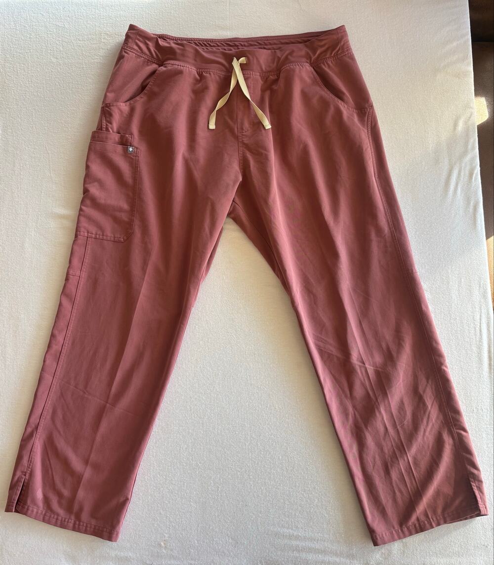FIGS Technical Collection Pants XXL Mauve Healthcare Nurse Stretchy Drawstring